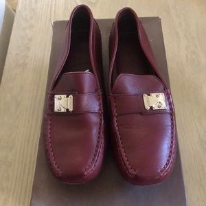 Louis Vuitton Burgundy Loafers